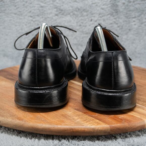 ALLEN EDMONDS HILLCREST BLACK MADE IN U.S.A. BICYCLE TOE SHOES SIZE 9.5 D - Picture 5 of 11